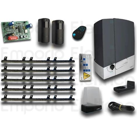 came kit automatisme bxv plus 801ms-0580+5 mt crémaillère nylon emp8k01ms-057crem5 (1/2)