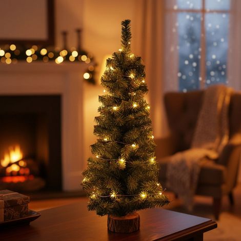 Árbol de Navidad Merry, 120 Ramas, Hecho en Italia, 75h cm (1/3)
