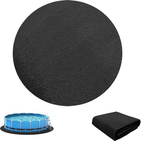 Tapis de Sol Piscine, Tapis Piscine Antidérapant et Ultra Absorbante, Tapis de Sol pour Piscine Ronde, Antidérapant et Absorbant l'eau pour Piscine, Multifonctionnel pour Piscines Extérieures (300 cm) (1/5)