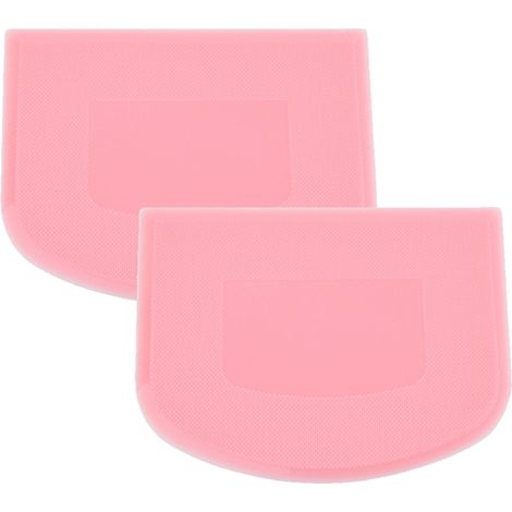 Spatule À Bol - Racloir De Plan De Travail - Outil Polyvalent En Plastique Souple - Pour Pâtisserie Et Cuisine - 2 Pièces (1/5)
