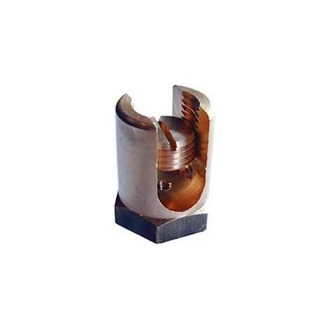 Borne serre-fils en laiton nu, capacité : 3 à 6mm, bornage: M8 (SF6-8)