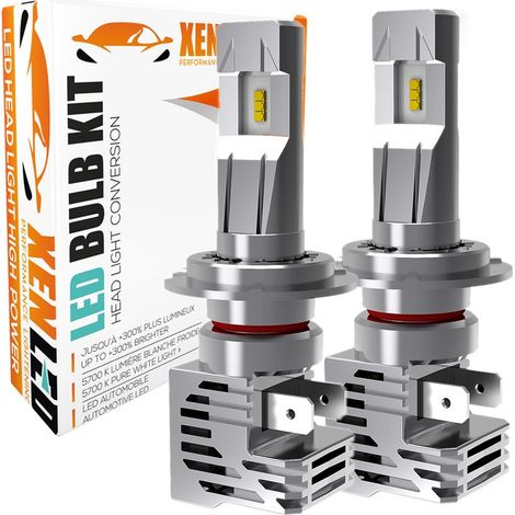 2x Ampoules H7 LED Terminator3 All-in-One 3200Lms réels CANBUS - XENLED - SANS ERREUR (1/5)