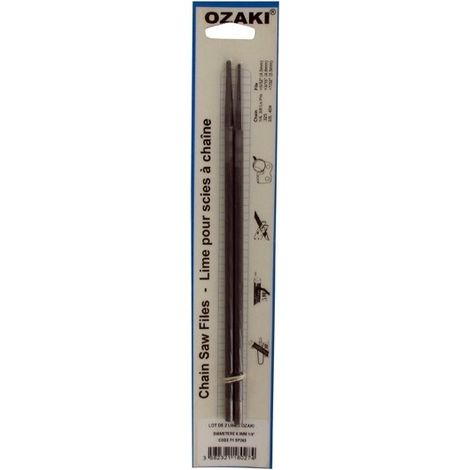 Juego 2 lima redonda OZAKI polea 6,3 mm longitud 20 cm