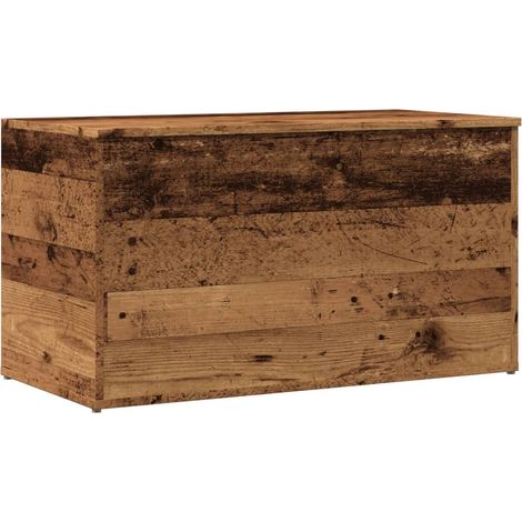 Maison Exclusive - Cassapanca Legno Antico 84x42x46 cm in Legno Ingegnerizzato