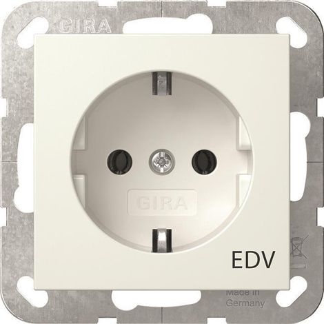 Gira Presa SCHUKO Stampa EDV Sist. 55 Bianco puro [445803], 4458 03