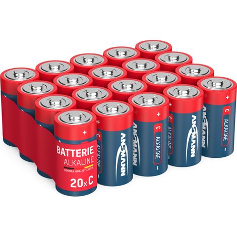 ANSMANN Batterien Baby C LR14 20 Stück 1,5V - Alkaline Batterie langlebig (1/5)