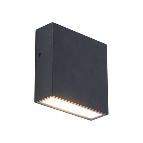 Applique extérieure GEMINI XF noire LED 9,2W Lutec (1/2)