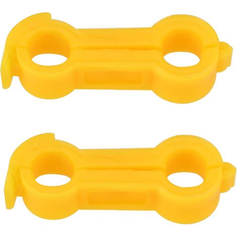 Lot de 2 Clips de Fixation pour Perchoir de Cage à Oiseaux, Accessoire de Maintien Robuste et Durable pour Volière et Cage (1/5)