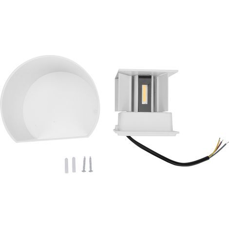 12-W-LED-Außenwandleuchte, IP65 wasserdichtes Aluminium, Beleuchtung von oben bis unten (1/5)