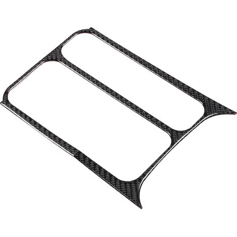 Porte-gobelet en fibre de carbone, panneau avant, autocollant décoratif pour porte-bouteille de café (1/5)