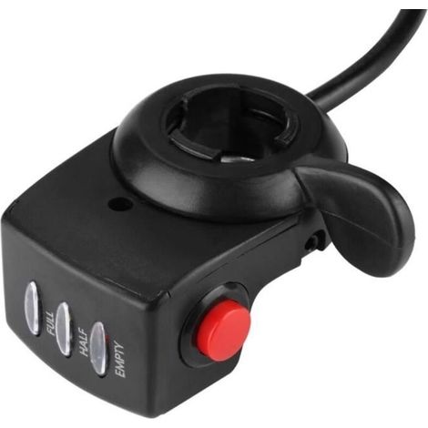 Thumb Throttle for Electric Bike 36V Speed ​​Control Twist Thumb Throttle Assembly (1/4)