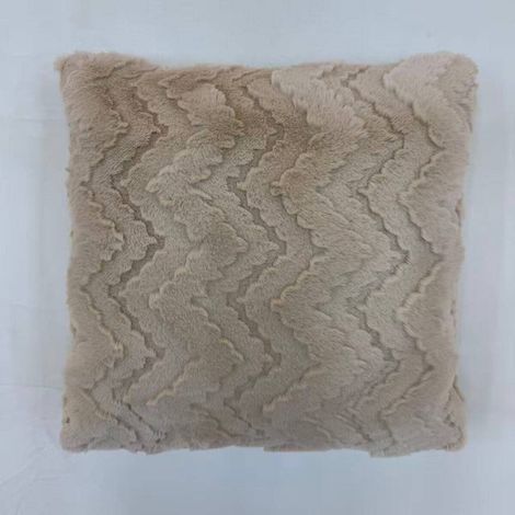 Cuscino nalia quadrato 45x45 cm beige - Atmosphera créateur d'intérieur (1/3)