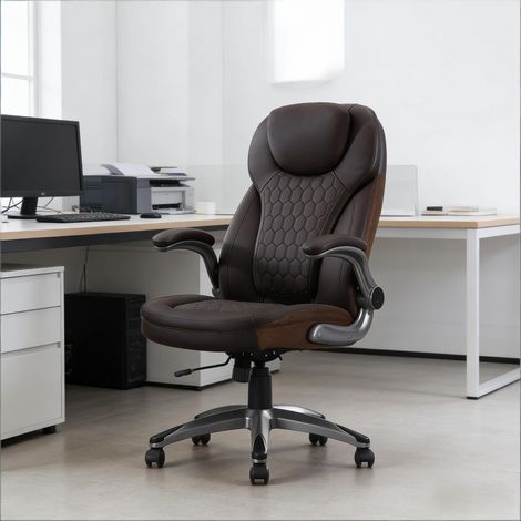 Fauteuil de direction moelleux, fauteuil de bureau à dossier haut, fauteuil de patron (uniquement pour les fauteuils de bureau)