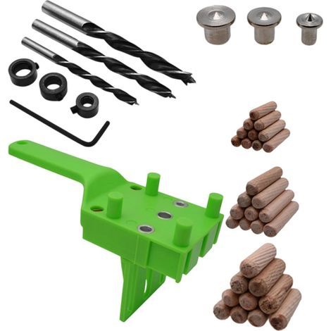 Ensemble D'outils De Positionnement Perçage Du Bois 41 Pièces Pour Les Projets Fabrication Trous Planches Et Le Travail Du Avec Des Guides Précis Collection D'outils (1/5)