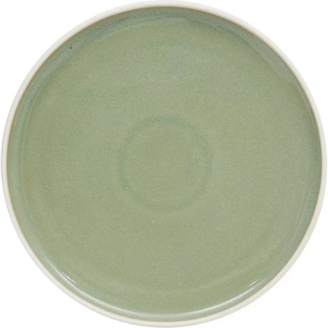 Lot de 6 Assiettes Plates "Chiara" 27cm Vert