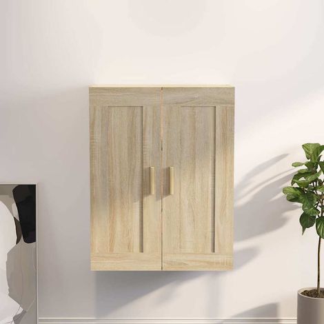 Beyamis Armoire murale en chêne  69,5 x 32,5 x 90 cm, bois d'ingénierie (1/5)