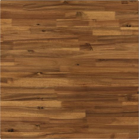 Plateau de Table Rectangulaire 70 × 70 × 3,2 cm Carré - naturel