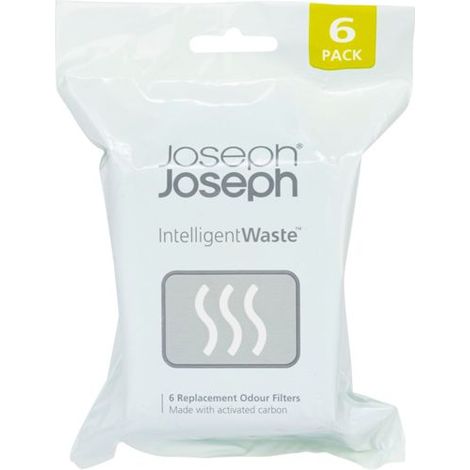 Joseph Joseph schwarz Pack Ersatzgeruchsfilter 6 Stück