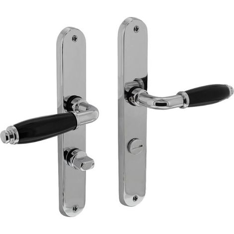 Poignée Courgette Fermeture ovale du WC 63/8 chrome - 0016.020665 (1/2)