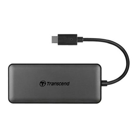 Transcend HUB5C USB 3.2 Gen 2 (3.1 Gen 2) Type-C Negro