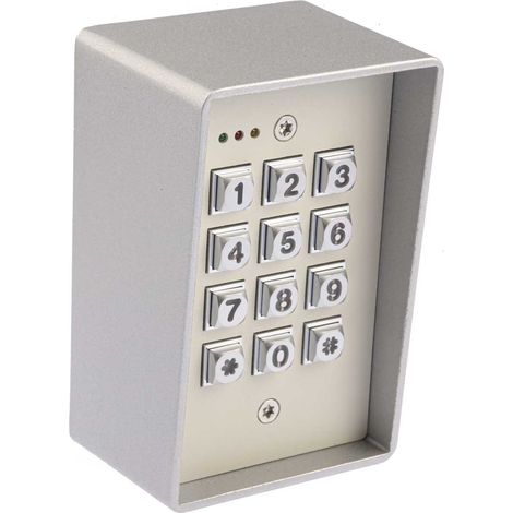 Clavier à code en Aluminium moulé, à Tonalité, LED, 12V c.c. ( Prix pour 1 ) (1/3)