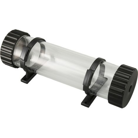 Réservoir d'eau cylindrique avec filtration intégrée, en POM transparent de 240 mm. (1/5)