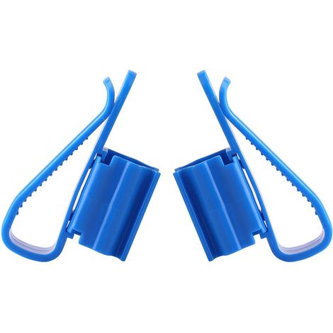 Pince de tuyau d'eau d'aquarium pour aquarium, 2 pièces pince de montage de réservoir de poisson multifonction, support de tuyau de serrage de tube de tuyau d'eau réglable pour tuyaux de 8 mm à 16 mm (1/5)