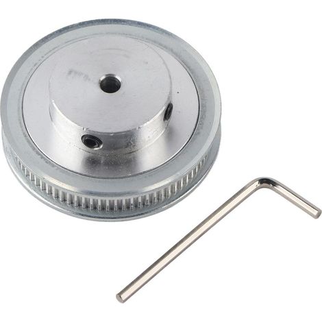 Poulie de distribution 2GT haute précision - 80 dents, alésage 5/8/10/12/14mm, compatible courroie crantée 6mm (1/5)