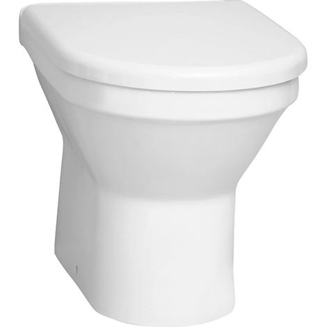 Vitra S50 Back To Wall Toilet Pan - Soft Close Seat (1/3)