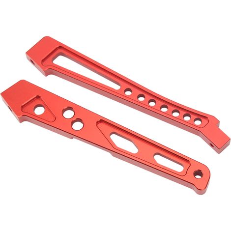 Support de châssis RC en alliage d'aluminium, tige de fixation, rouge, pour voitures ARRMA séries 1/7 et 1/8 (1/5)