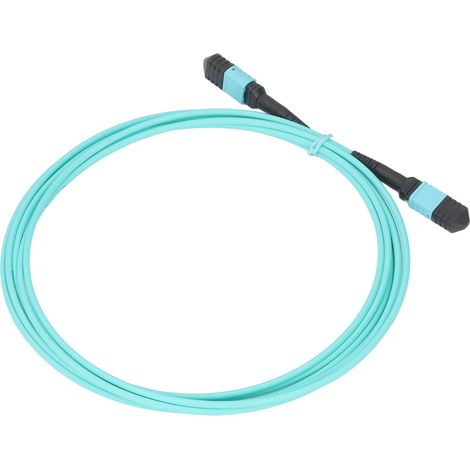 Câble fibre optique 8 brins MPO à MPO OM3 10Gb/s, ligne de brassage multimode pour usage domestique (1/5)