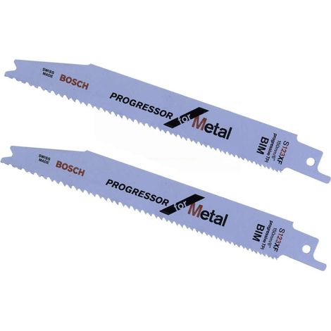 Bosch Accessories 2609256710 Säbelsägeblatt Bimetall, S 123 XF Progressor for Metal Sägeblatt-Länge