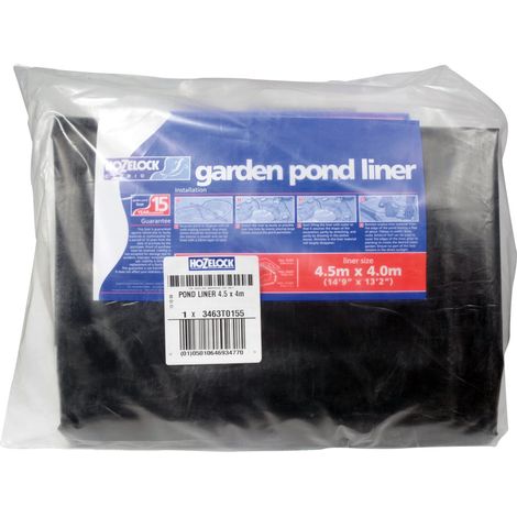 Bâche de Bassin Taille L (4,5m X 4m) : pour Fond de Bassin et Piscine Koï de large Taille, Liner Robuste et Durable (1/3)