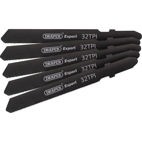 Draper DT118G 92mm Jigsaw Blade Set – 5 Pieces for Versatile Cutting Applications (1/5)