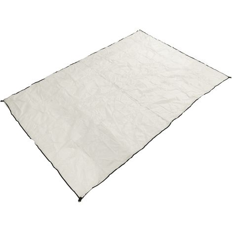 Auvent Toile Acier Inoxydable 2x3m Rectangulaire avec Quatre Cordes pour Jardin Pelouse Cour Blanc (1/5)