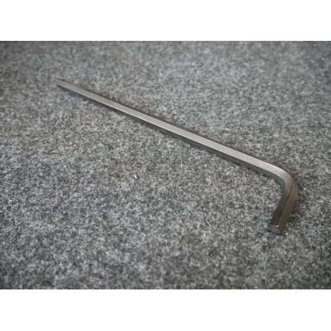 Clé mâle 6 pans coudée 8x207mm acier brunie (ALLEN)