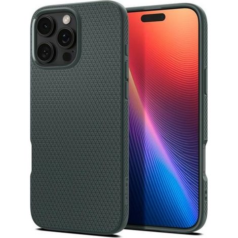 Funda Spigen Liquid Air verde para iPhone 16 Pro (1/5)