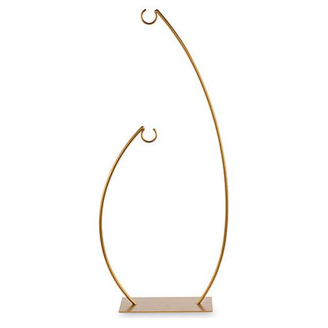 Cupido&Co. Display Metallo 2 Ganci H 800 Mm L 340 Mm Oro