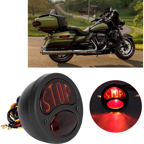 Feu arrière universel 12 V pour moto (sans support) (1/5)