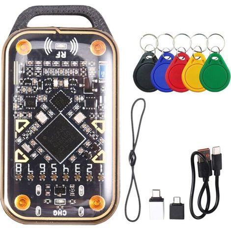 Chameleon Ultra Upgrade Émulateur de Carte à Puce RFID Lecteur Intelligente + PorteClés 5XUID 125K 13,56M Décodeur Duplicateur NFC (1/4)