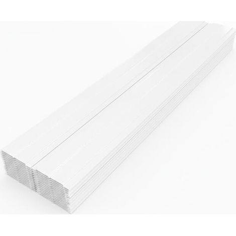 Lot de 6 sous-faces aluminium blanc – habillage toiture et débords – pose facile – fabrication française