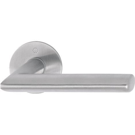 Paire de poignées de porte Stock.E1140Z/849N VA F69 avec rosaces de poussée 4-KT.8mm (1/3)