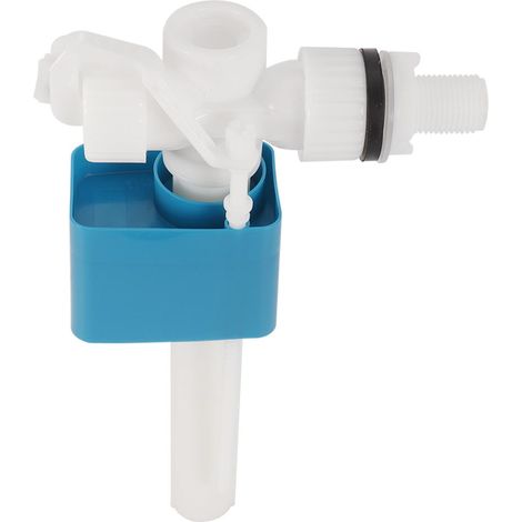 Nouveau Robinet d'Arrivée d'Eau Latéral Standard UK 1/2 Pouce Pour Citerne - Tige Laiton (Plastique) (1/5)