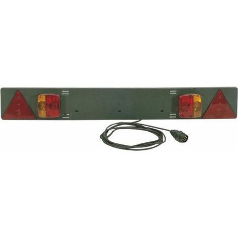 Kit porte-plaque d'immatriculation complet 1050 mm