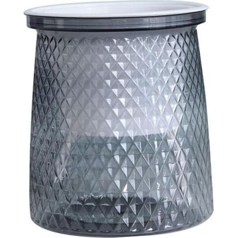 Pot de fleurs hydroponique de bureau en plastique, pot de fleurs paresseux à absorption d'eau automatique, arrangement floral créatif de luxe léger (1/5)