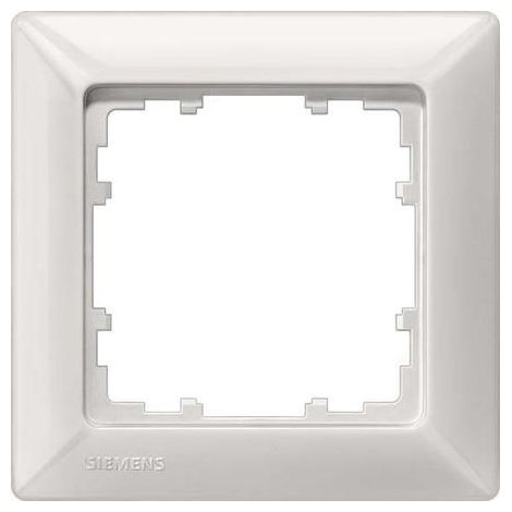 Siemens Delta marco de interruptor metálico carbono 80x80 mm