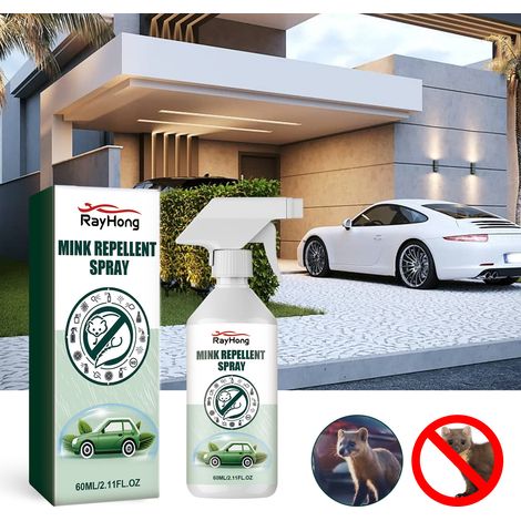 Spray répulsif anti-belettes pour compartiment moteur de voiture - 60 ml -- BIEMMEDUE (1/5)