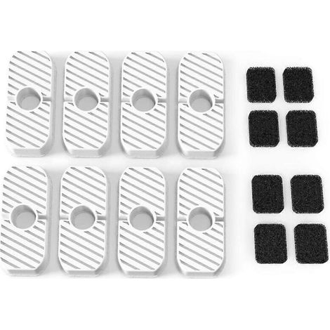Filtres de rechange pour fontaine à eau sans fil pour chat SSPF-V04, 8+8 (1/5)