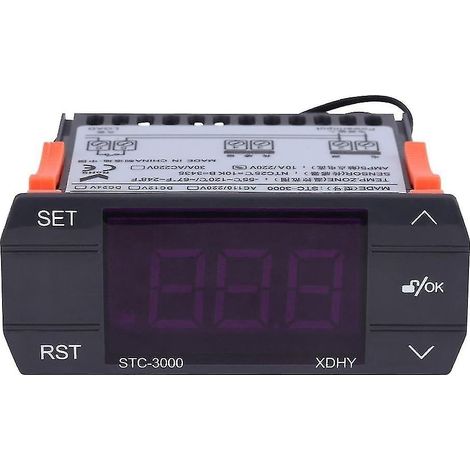 Thermostat numérique Stc-3000 avec capteur 110-220 V 30 A (1/5)