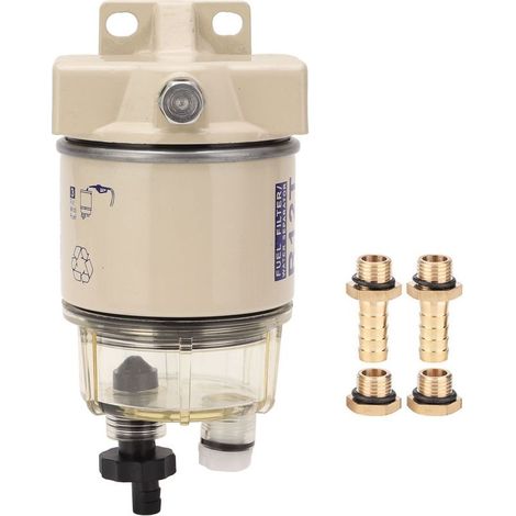 Separators water and oil, type of rotation reusable for filter to fuel of boat to technology Aquabloc II, bateau-citerne (1/5)